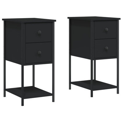 Kewstoke 32cm W Iron Bedside Table