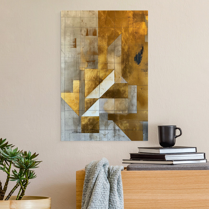 Série ABSTRACT CXVI - Impression sur toile seulement - NON CADRE, H 48 po x l 32 po