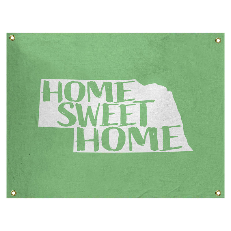 Tapisserie murale nebraska doux pour la maison, H 59 po x l 80 po, Vert