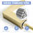 8 Inch Widespread Bathroom Sink Faucet In Brushed Gold, 3 Hole, Stainless Steel, Double Lever Design Hole Steel Vanity Faucet, Widespread, Handles, Cartridge Valve, Manual Operation