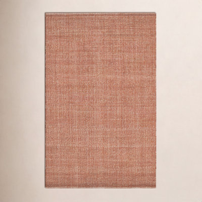 Fleurette Orange Hand-Woven Rug