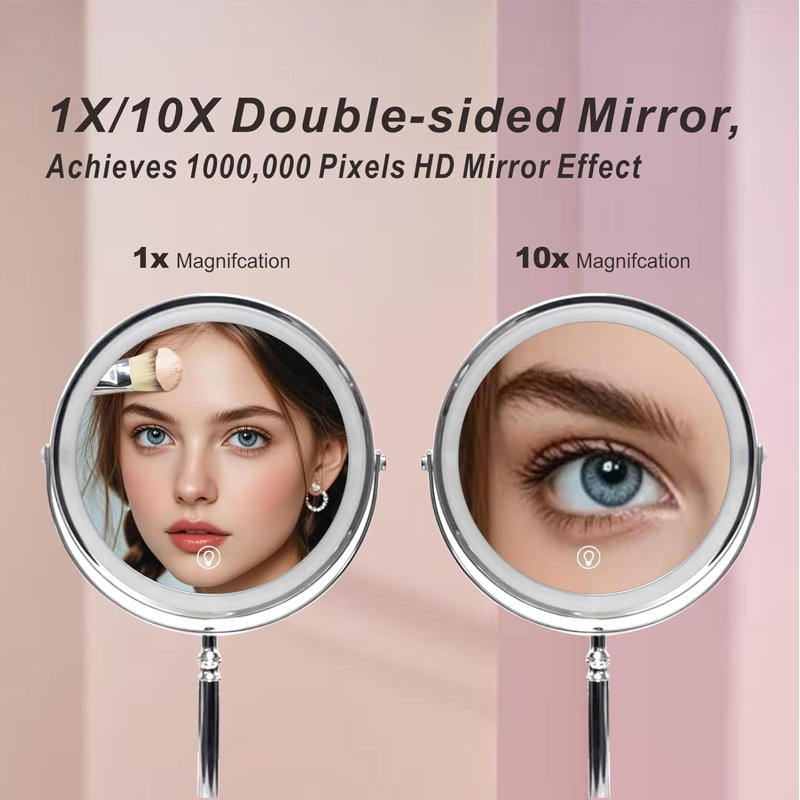 Round Makeup / Shaving Mirror