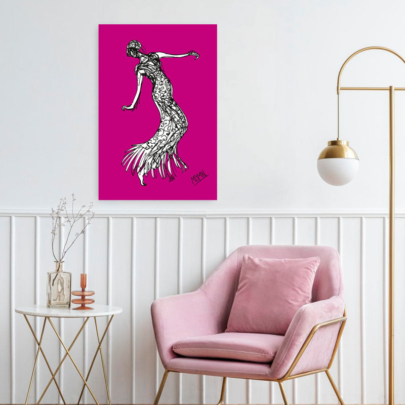 Art contemporain, art mural contemporain, H 24 po x l 16 po