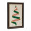 Art mural sur toile rouge et vert-846427153