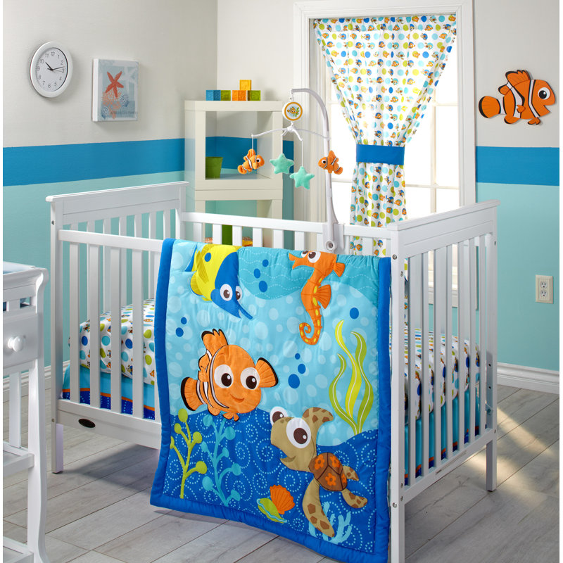 Nemo 3 - Piece Crib Bedding Set
