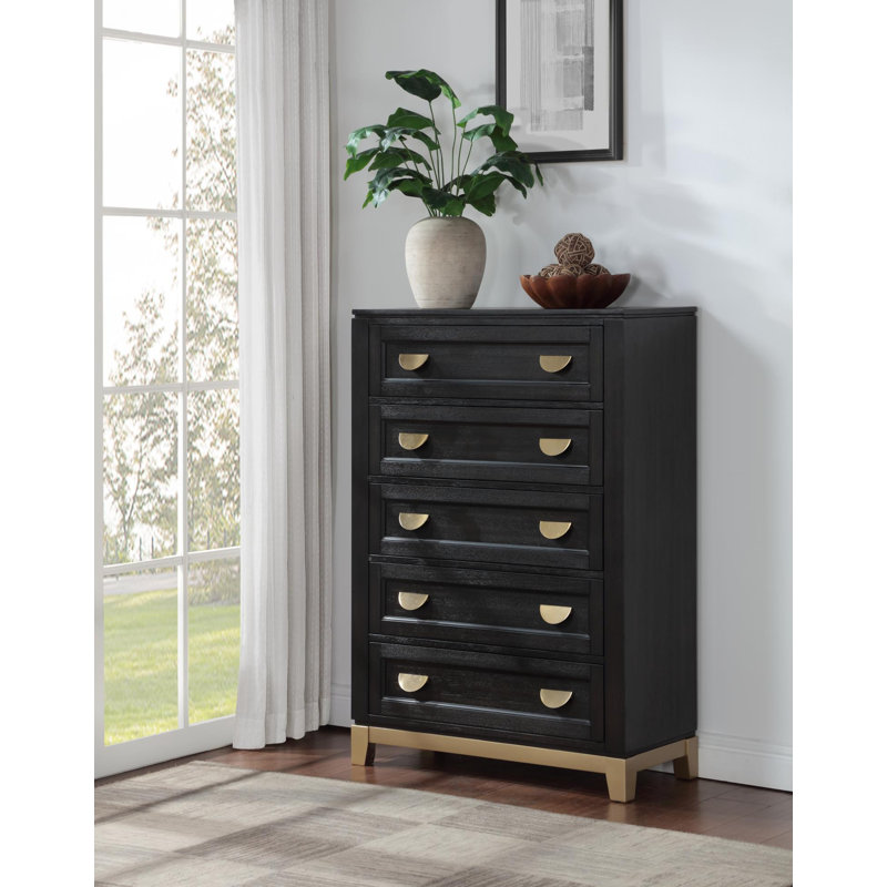 Black/Gold Chest
