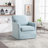 28.7" Wide Modern Soft Upholstered 360° Swivel Armchair With Lumbar Support Pillow-1850940123