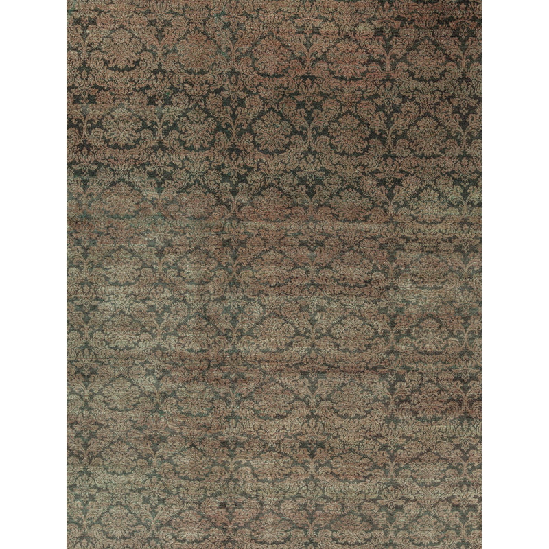 Tapis rouge noué à la main de haute qualité