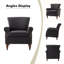 Fauteuil rembourré avec pieds en bois massif Mooresville-305031697