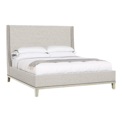 Michael Weiss Solid Wood Wingback Bed