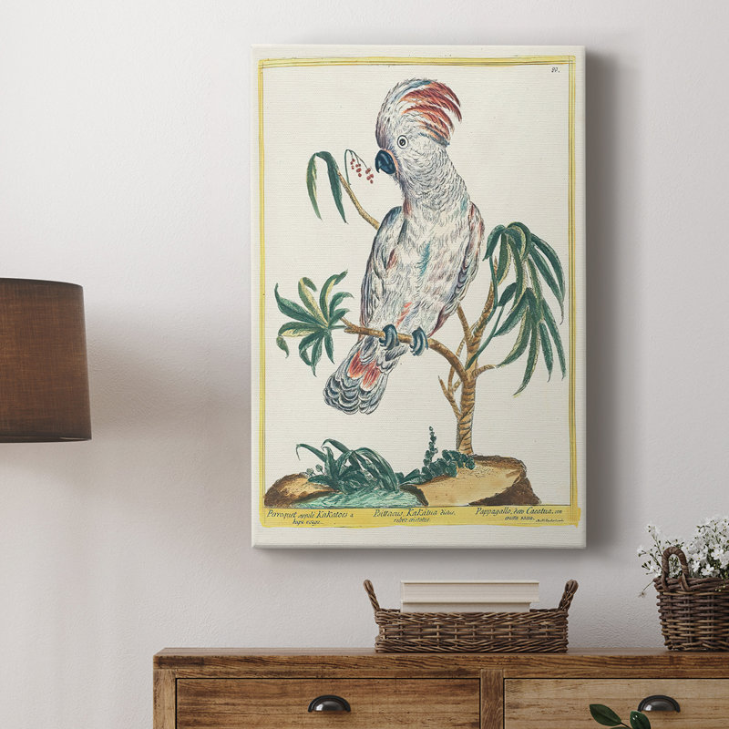 Pastel Birds II - galerie sur mesure Cavas, H 48 po x l 32 po