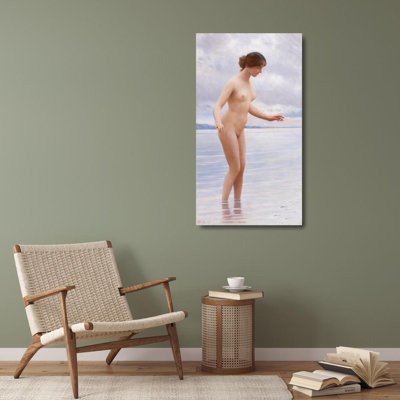 «In the Water» par Eugen Von Blaas - Art mural sur toile tendue avec châssis