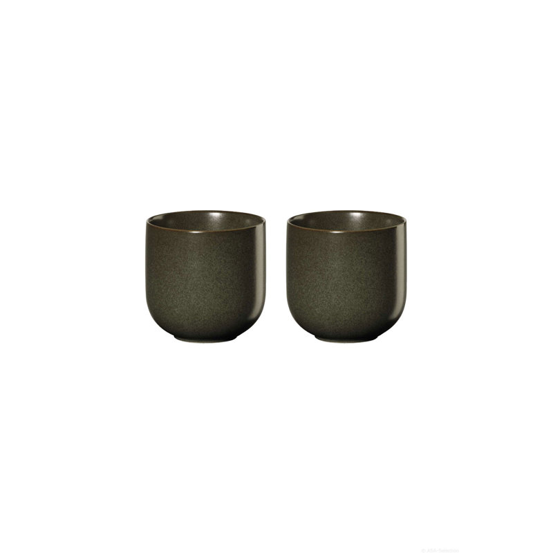 Coppa miso teacup set of 2, Green