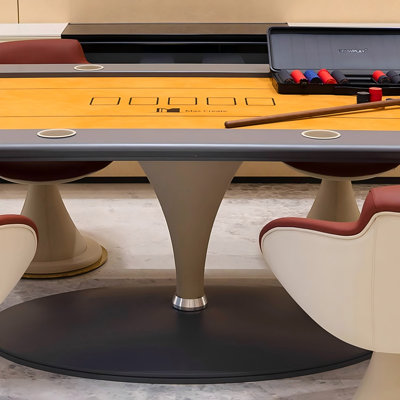 102.36"Oval 8 - Player Texas Hold'em Poker Table