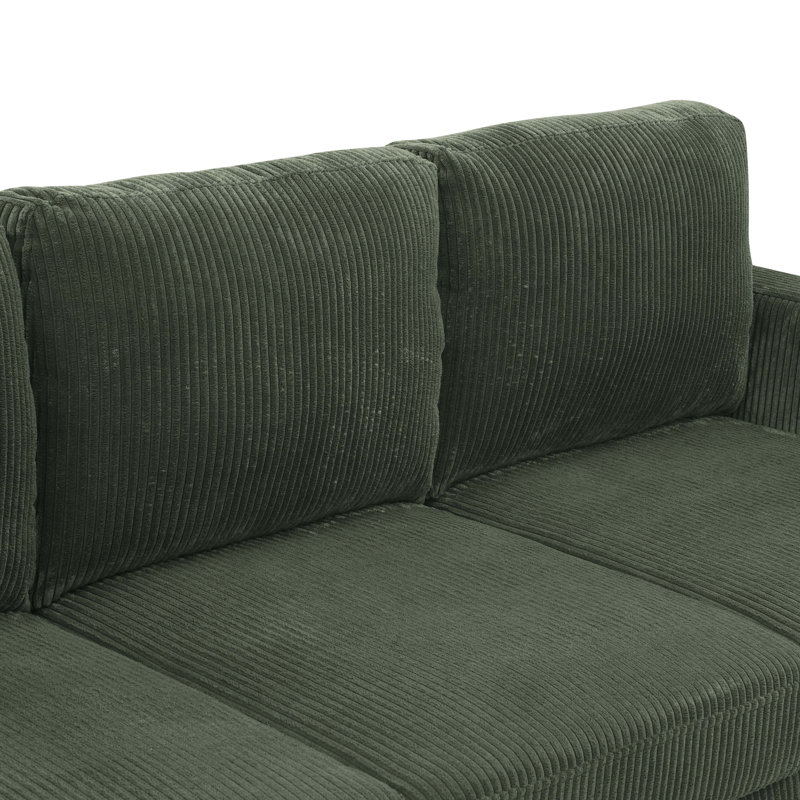 Ranjeeta 101" Wide Modular Sofa & Chaise with Ottoman