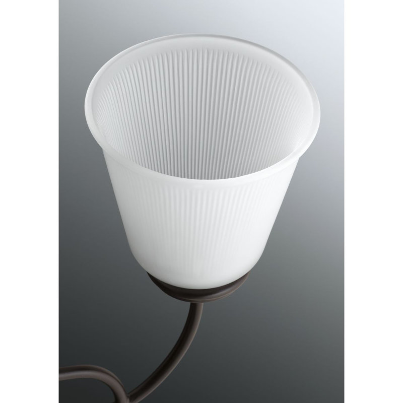 Lustre géométrique grise 4 lumières Pedroy, Bronze antique