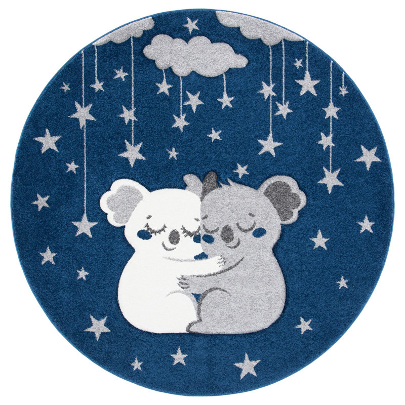 Carousel Kids 100 Performance Rug, Round 5'3"
