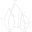 3 Piece Nerine Sculpture Set