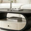 Table basse luxueuse et légère avec tiroir et tablette ouverte-627236982-627236983