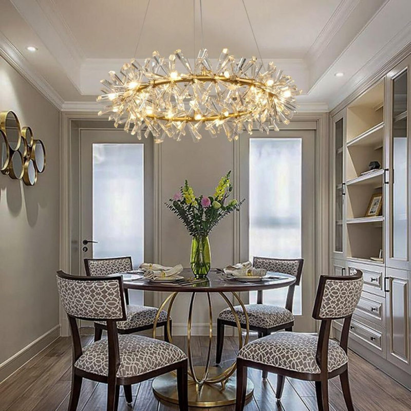 Cyra Waggon Wheel Chandelier, 40cm x 100cm x 100cm 