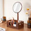 Organisateur de maquillage pour coiffeuse, organisateur de comptoir, miroir
