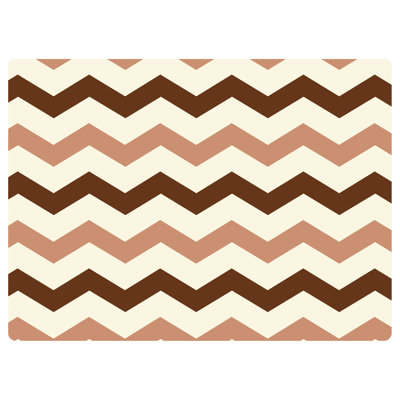 Chevron 35 in. x 47 in. 9 to 5 Desk Chair Mat