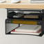 Onyx Mesh Mountable Hanging Desk Storage