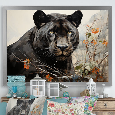 «Black Panthers Harmony» sur impression sur toile