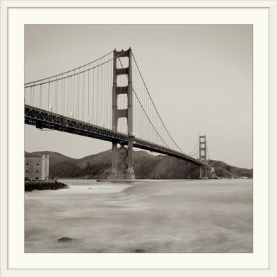 Alan Blaustein " Golden Gate Bridge 34 " Black and White Photography Print