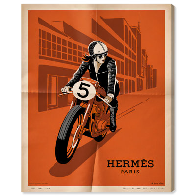 «Riding Elegance», reproduction d'art sur toile par Art Remedy