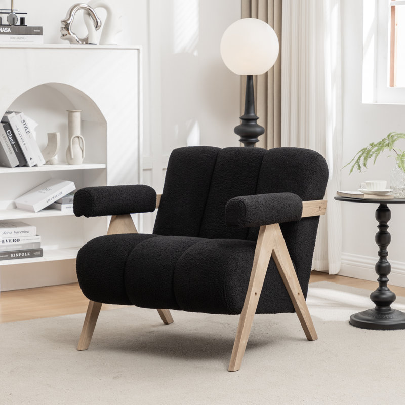 Fauteuil Bula, Polyester noir, 1