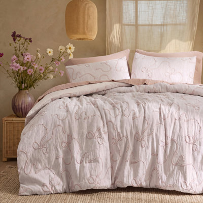 Ensemble d'édredon 3D Puffy Jacquard