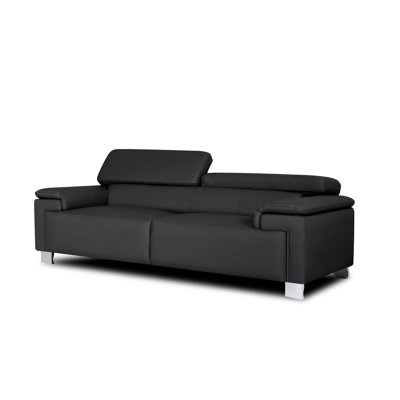 Chavely Genuine Leather Pillow Top Arm Sofa