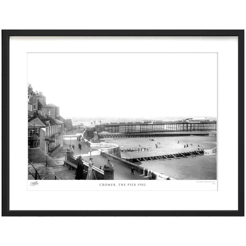 Cromer, The Pier 1902 by Francis Frith - Single Picture Frame Print, 40cm H x 50cm W x 2.3cm D