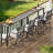 Soline 39”/55"W X 37"H Rectangular Metal Outdoor Bar Table with Wheels-838256887-838256881