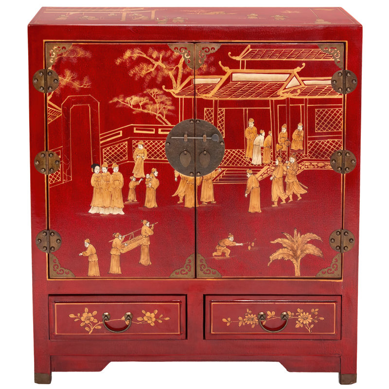 Solid Wood 2 - Door Accent Cabinet