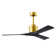 Nan 52" Ceiling Fan In Textured Bronze And Matte White Blades