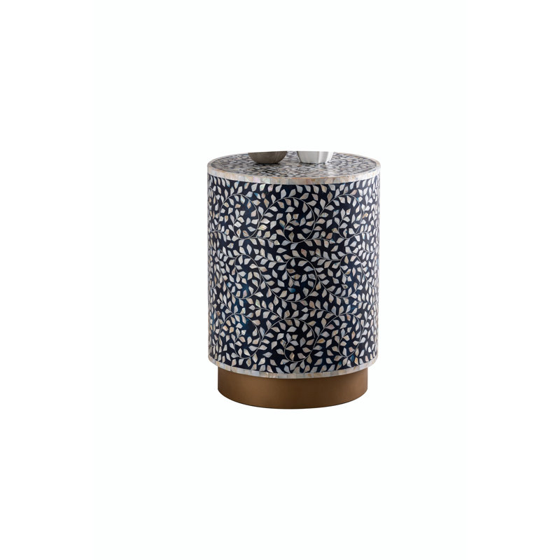 Luxe End Table, Navy