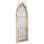 Panneau de fenêtre en verre texturé transparent de style cathédrale 36 po H Victorian