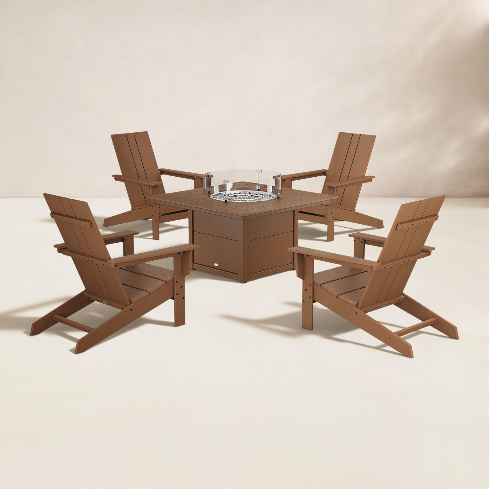 4-Person Patio Seating Group, Teak