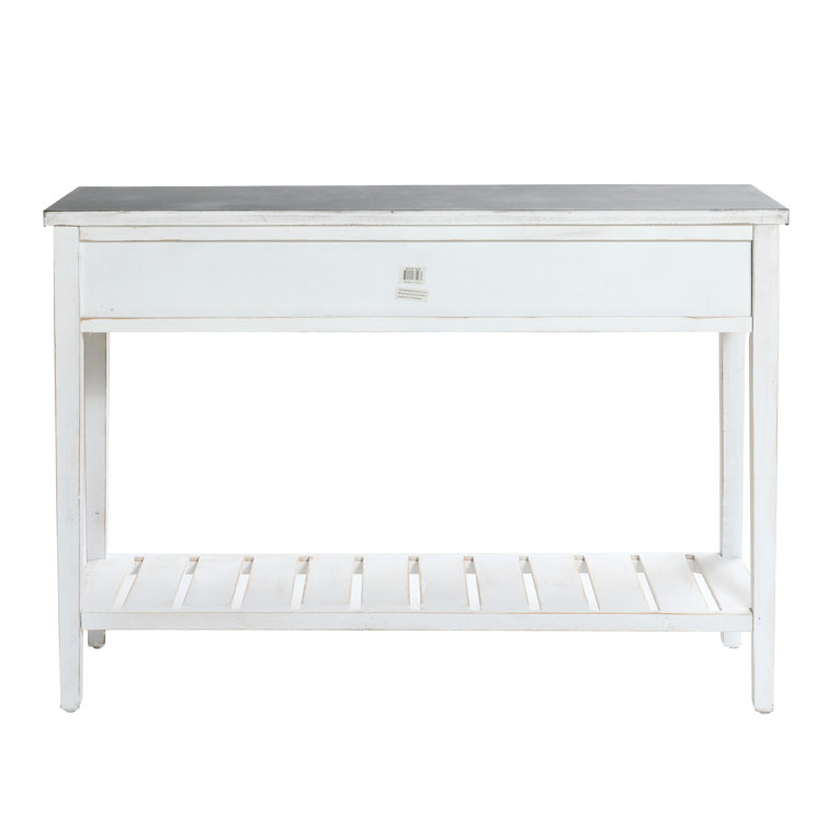 Console Table d'entrée 1 Tiroir 76X100X30 Blanc - IMPERIAL RELAX