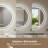 LED Bathroom Mirror with Lights, Anti-Fog, Dimmable, Backlit + Front Lit, Lighted Bathroom Vanity Mirror for Wall, Memory Function, Tempered Glass, Shatter-Proof, ETL Listed-980603625-980603626