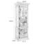 Image couleur solide + bois manufacturé + vitrines