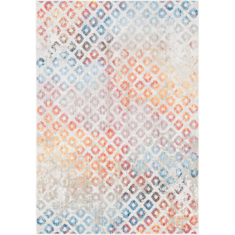 Parra Flatweave Area Rug, Rectangle 66 x 91cm