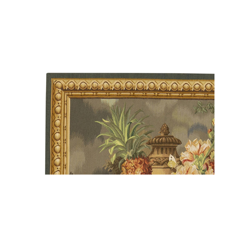 Wool Floral Area Rug