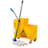 Mind Reader Bucket with Wringer and Mop Set, 22 Qt (5.5 Gallon), Floor Cleaning, Wheels