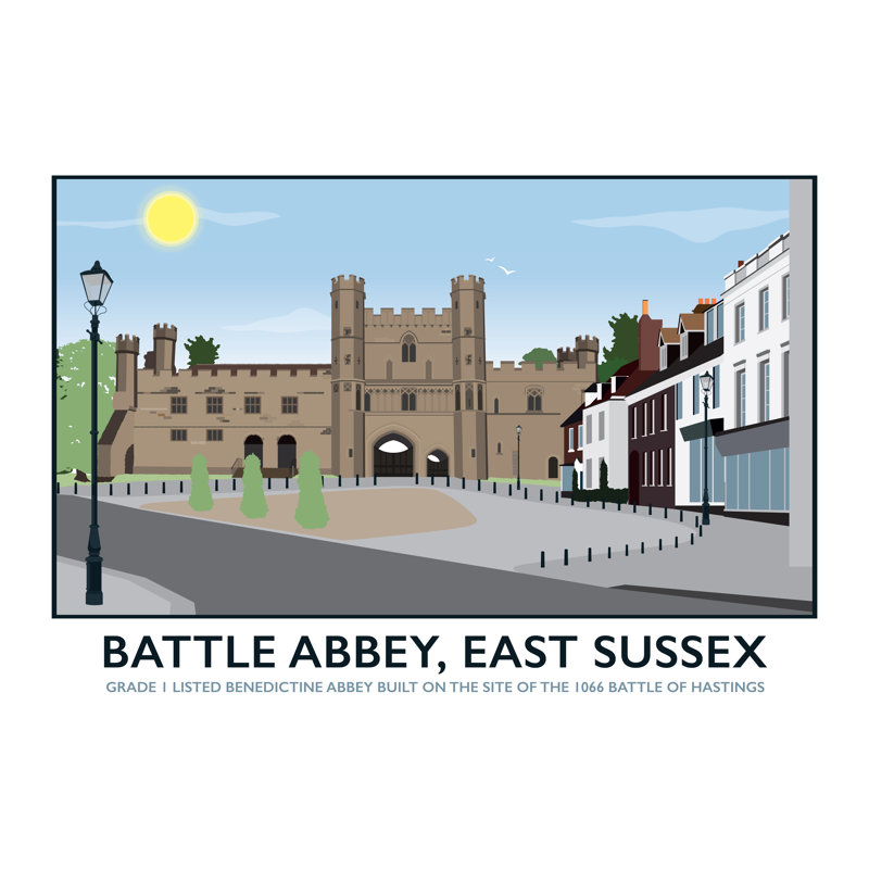 Battle Abbey by Richard O'Neil - Print, No Frame, 30 cm H x 40 cm W x 1 cm D