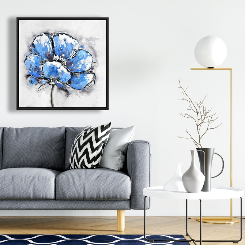 " Abstract Blue Petals "