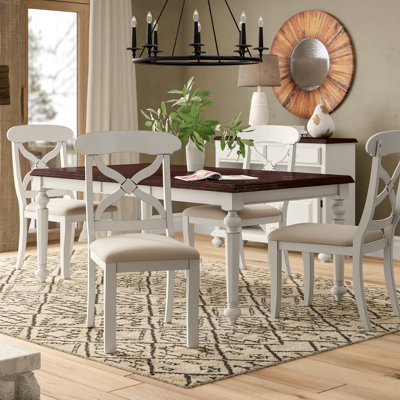 Azura Solid Wood Top Four Leg Dining Set