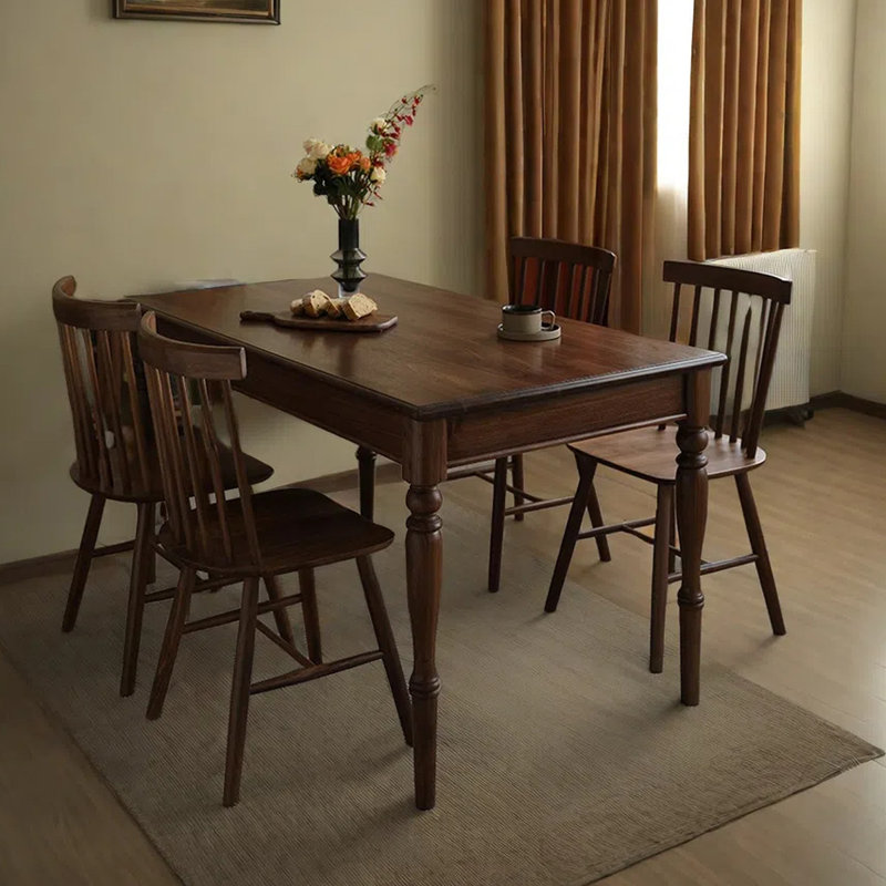 American modern rectangular dining table, 30.31"H x 55.11"L x 31.49"W